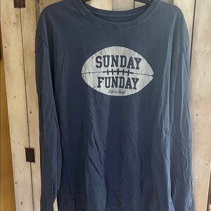 Life Is Good Blue Long sleeve XL Tee